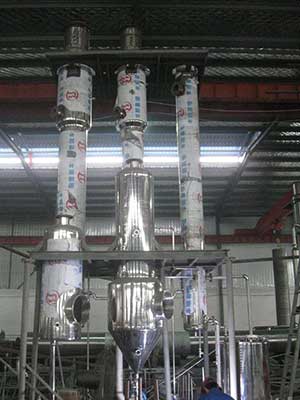 中药提取液双效蒸发浓缩系统