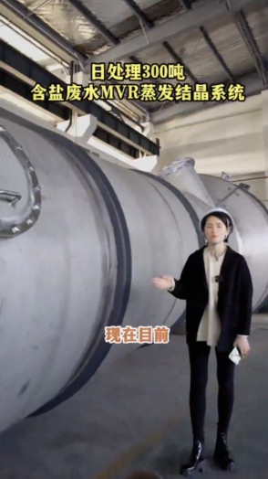 含盐废水MVR蒸发结晶系统