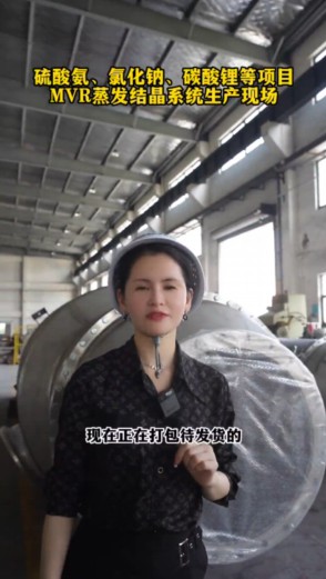 硫酸铵／氯化钠／碳酸锂MVR蒸发现场