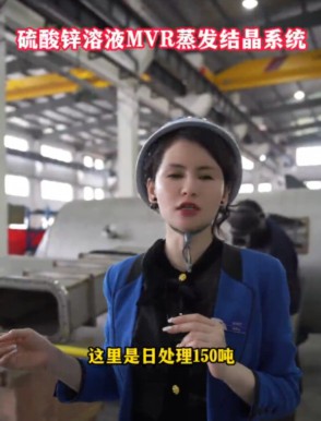 硫酸锌溶液mvr蒸发结晶系统