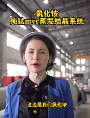 氯化铵纯钛mvr蒸发结晶系统