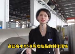 高盐废水MVR蒸发结晶系统